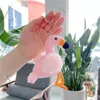 Plush Keychains Wholesale 46pcs/lot 14cm Flamingo Hanging Creative Gifts Wedding Plush Keychains toys Girls Bag Car buckle 230921