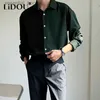 Men's Dress Shirts 2023 New Korean Fashion Autumn Shirts Men Business Casual Neat Capable Hipster Street England Style Elegant Stripe Clothes Top L230921