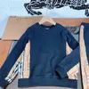 Sweater Seti Boy Moda Çocuk Takibi Bebek Sonbahar Seti 110-160 cm 2pcs uzun kollu kazak ve pantolon Eys20