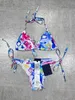 Womens Bikinis Set Bur Sexy Clear Strap Shape Swimsuits Designers Ladies Bathing Suit Fashion Beach Clothes Summer Clothings Womens Swimwears Biquini 2259