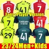 23 24saka camisas de futebol G. Jesus Odegaard arroz Havertz Gunners Martinelli Smith Rowe Thomas Nketiah Zinchenko Saliba Trossard camisa de futebol homens crianças conjuntos criança kit