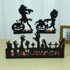 Decoratieve objecten Beeldjes Halloween Creatieve sfeer Projectie Kandelaar Nieuwigheid Scary Shadow Huisfeest Binnendecoratie 230921