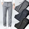 Men s Jeans Ice Silk Cool Mens Pants Summer Thin Casual Outdoor Quick drying Sweatpants Male Straight Baggy Men Trousers 230921