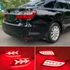 Bil LED -svans bakre stötfångare reflektorljus för Toyota Camry 2015 2016 Fog Lamp Turn Signal Stop Brake Lamp