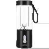 Presse-agrumes portable rechargeable par USB avec 6 lames pour smoothies et shakes – Parfait pour les voyages, la salle de sport, le bureau et les activités de plein air