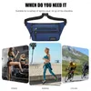 Outdoor Bags Unisex Sports Waist Pack Fashion 400D PU Fanny For Men Women Solid Color Anti-splash Water Travel Crossbody Bag