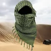 Masques de mode Masques de cou Guêtre Arabe Écharpe en coton militaire Shemagh Keffiyeh 34 "x 34" Écharpe arabe tactique Châle Couvre-cou Tête Wrap Pour Hommes Femmes Randonnée Écharpe 230920