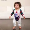 Family Matching Outfits 2023 New Christmas Bear Print Family Pajamas Set Parent-child Matching Outfits Baby Rompers Soft 2 Pcs Suit Sleepwear Xmas Look T230921