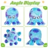 Plush Dolls Musical Plush Toys Cute Blue Octopus Birthday Festival Gift Doll Cotton Stuffed Animals for Girl Electric Rotation Toy Ocean 230921