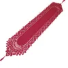 Tafelkleed Kant Vlag Piano Frame Schoenenkast Theemat Stofdichte Handdoek Vakantie Wit en Rood