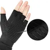 Support de poignet, 1 paire de gants de Compression pour l'arthrite, pour femmes et hommes, soulage la douleur à la main, le gonflement et le canal carpien, sans doigts pour la frappe