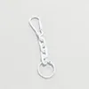 Keychains 5pcs Lot 12 Colors Cute Key Chain Candy Color Carabiner Buckle Set Of Chains Split Rings Handmade DIY Accessories