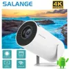 프로젝터 SALANGE HY300 HDMI 휴대용 LED 프로젝터 안드로이드 11.0 4K 전체 HD 720P 120 ANSI 지원 2.4G 5G WIFI 무선 연결 BT5.0 L23123