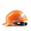 스케이트 헬멧 안전 하드 모자 ABS 헬멧 조정 가능한 버튼 6 점 서스펜션 반사 스트립 안전 헬멧 건설 등반 230921