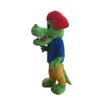 Remise usine dessin animé doux en peluche crocodile mascotte Costume déguisement anniversaire fête d'anniversaire Costume de noël carnaval unisexe adultes tenue