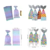 غلاف الهدايا Candy Cookie Wraps Tie Tie Pocket Party Plastic Plastic Facs First Ocean Ocean Supplies