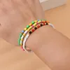 Charm Bracelets Boho Jewelry Stacking Beads For Women Summer Cute Enamel Bracelet Gold Color Spaced Pulseras