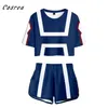 Anime My Hero Academia Cosplay Two Piece Sets Women Sexy T Shirt Shorts Boku No gym uniform Tracksuit Girls Y0913269I