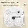 Fontaine à eau pour chat, distributeur automatique d'eau pour chien de 2 L avec fenêtre transparente super silencieuse - Idéal pour les chats, les chiens et plusieurs animaux de compagnie - Passe au lave-vaisselle