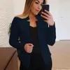 Giacche da donna Elegante Blazer Solido Manica lunga Moda Casual Ufficio Affari Vintage Lavoro Donna Basic Classico Chic Abbigliamento Top estivo