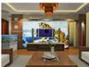 Fonds d'écran Papier peint moderne 3D Décoration de la maison Roi de la forêt Tigre TV Peinture murale Chambre