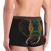 Mutande Intimo elefante Illustrazione al neon Custodia minimalista Boxer trendy Slip stampati Elastico da uomo Taglie forti