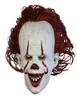 Film s it 2 cosplay pennywise clown joker mask tim curry mask cosplay halloween fest rekvisita led maskmaskeradmasker hela f4658456