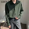 Chemises habillées pour hommes 2023 Nouvelle mode coréenne Chemises d'automne Hommes Business Casual Neat Capable Hipster Street England Style Élégant Stripe Vêtements Top L230921