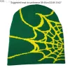 designer cap Y2k Beanie Spider Double-Layer Knitted Hat Winter for Men Women Fleece Lined Thick Warm Plaid Skull Reversible Outdoor Windproof Ski Watch Cap men hat