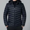 Men's Jackets 2023 Winter Fashion Lightweight Men Down Cotton Suit Loose Relaxed Two Sided Male Warm Coat