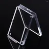 Frames Transparent Acrylic Po Frame Magnetic Double Sided Pocard Holder Poster Tag Display Stand Home Decor