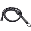 Chicotes colheitas 116cm chicote de cavalo couro do plutônio bullwhip equitação treinamento equestre chicote com alça de argola de ferro 230921