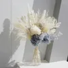 Fiori decorativi Naturali Boho Decorazioni per la casa Centrotavola per matrimoni Ospiti Regali per San Valentino Piante secche Composizioni Bouquet Erba di pampa secca