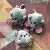 Poupées en peluche 16 pièces 6CM souris petit jouet en peluche pendentif en peluche douce cadeau 230921