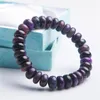 Strand Natural Sugilite Purple Healing Gems Stretch Armband For Women Women Fitness Crystal Abacus Bead Armband