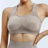 Completo da yoga Donna Reggiseni sportivi Collant Crop Top Gilet Taglie forti Cintura regolabile Antiurto Palestra Fitness Reggiseno atletico Morbido