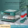 Inkubatorer 915 ägg Inkubator med lådtyp Mini Egg Automatisk vattenjonisk vattenbädd påfyllning och temperaturkontro 230920