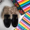 Winterschuhe Princetown Samtpantoffeln Flache Pelzpantoffeln für Damen mit Lammwollfutter Halbe Hausschuhe