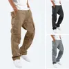 Men's Pants Simple Trousers Loose Super Soft Sporty Lace-up Bow-knot Cargo