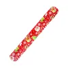 Christmas Slap Bracelets Santa Claus Snowman Elk Tree Printed Colorful PVC Wristband Kids Gifts Xmas Party Supplies