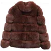 Women's Fur Faux Fur 2023 Women Faux Fur Coat Winter High Quality Fluffy Stand Collar Coat Thick Warm Faux Fur Jacket Khaki Fuzzy Overcoat T230921