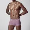 Cuecas masculinas boxer boxer algodão sexy shorts calcinha confortável respirável bolsa convexa lingerie