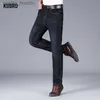 Jeans para hombres KUBRO Straight Loose Lightweight Stretch Jeans Estilo clásico Casual de negocios Moda para hombres jóvenes Pantalones de mezclilla finos de alta calidad L230921