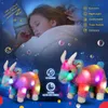 Pluszowe lalki 28 cm Rainbow Musical Plush Zabawki Koza lalka z LED Light Gift Sched Animals Lullaby Luminous dla dziewcząt Dzieci Dzieci 230921