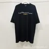 2023ss marque de mode Vetements t-shirts VTM surdimensionné Slogan lettre estampillée Logo américain t-shirt style décontracté hommes ample t-shirt