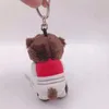 Key Rings 1Pcs For Audi Personality Bear Pendant Auto Key Chain Unisex Car Stuff Decor Accessories Interior Exterior Keychain Women 230921