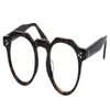 Men Optical Glassese Frame Round Spectacle Frames Retro Eyeglass Frame Fashion Eyeglasses Women Handmade Myopia Eyewear with Box261Y
