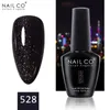 Vernis à ongles NAILCO 15ML Top Gel vernis à ongles ongles vernis UV semi-permanent paillettes haute qualité bouteille en verre vernis à ongles pour manucure 230921