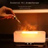 1pc Portable Hot And Cold Light Analog Flame Humidifier Home Quiet And Silent Large Capacity Aromatic Diffuser Ultrasonic Atomizer 3 Speed Timing