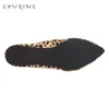 Kleid Schuhe Damen Casual Flache Schuhe Loafer Frauen Mode Bequem CHUQING Marke Leopard Schuhe Trend Atmungsaktiv und Komfortabel 230920